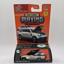 Matchbox Moving Parts White Land Rover Defender 130 Emergency Rescue 2025