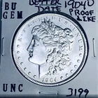 1904 O BU GEM MORGAN SILVER DOLLAR UNC MS+++ U.S. MINT RARE COIN 3199
