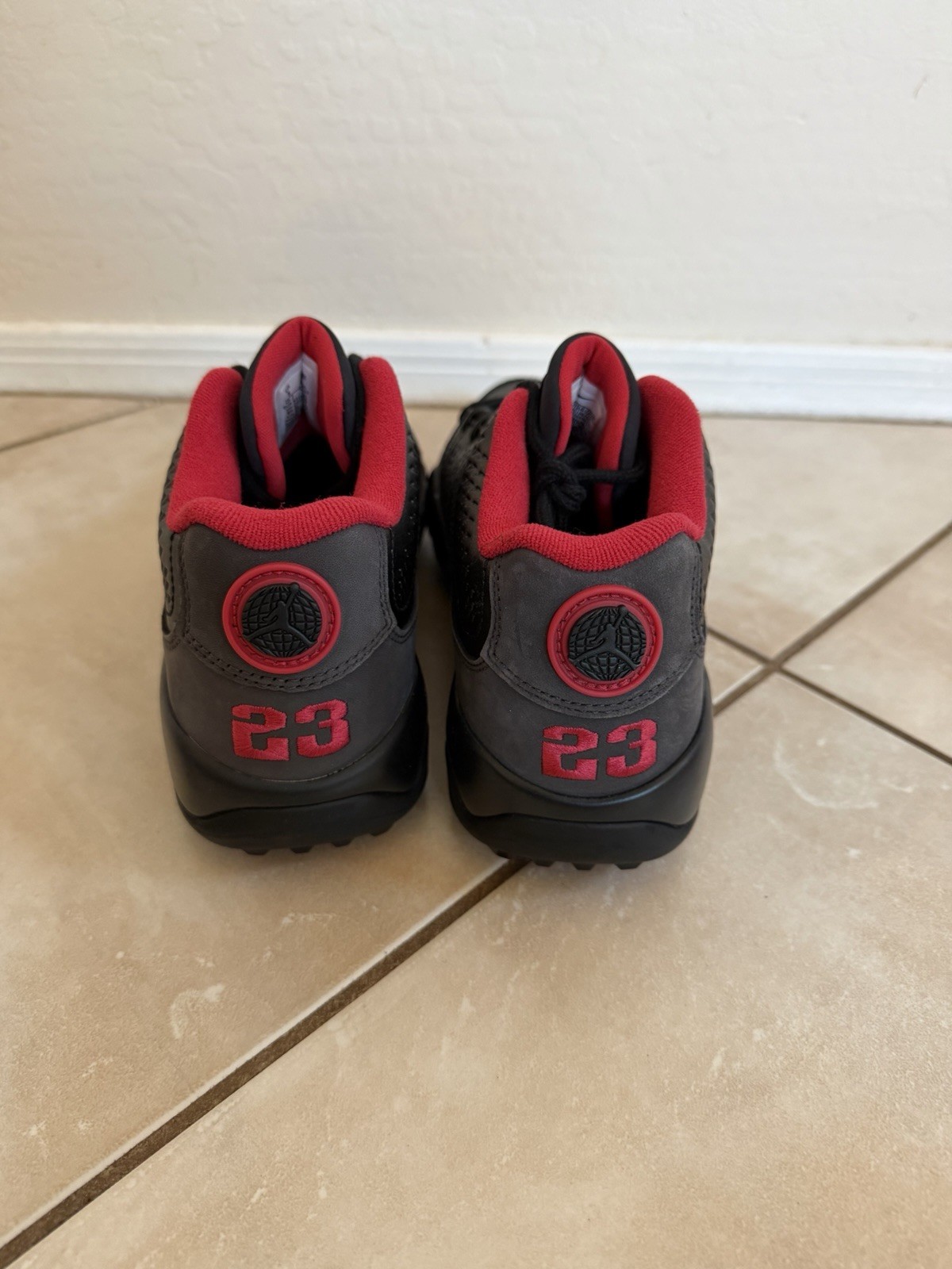 Nike Air Jordan 9 Retro Low Golf Charcoal Grey Black Men’s Size 8 FJ5934-002 thumbnail 4