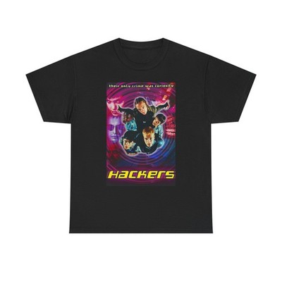 Hackers Vintage Movie T Shirt Graphic Unisex Heavy Cotton Tee NEW GIFT