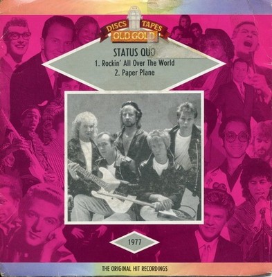 Status Quo - Rockin' All Over The World / Paper Plane (7'', Single)
