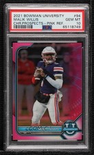 2021-22 Bowman U Chrome Prospects Pink Refractor Malik Willis #94 2f4