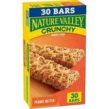 Nature Valley Crunchy Peanut Butter Granola Bars 15 Count Portable Snack Bars