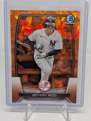 Anthony Rizzo 2023 Bowman Sapphire Chrome #66 Sapphire Orange /75 | eBay