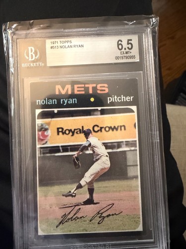 1971 TOPPS #513 NOLAN RYAN beckett 6.5