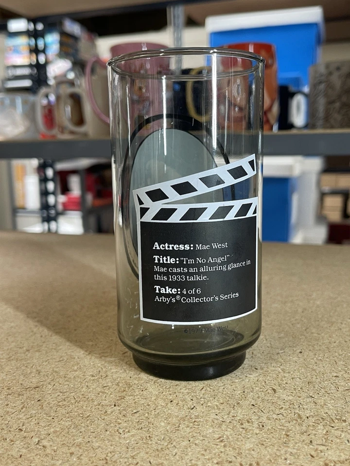 Vintage 1979 Arby’s Collector Series Glass – Mae West #4 of 6 – I’m No Angel - Image 4 of 4