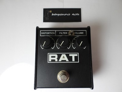 Vintage 1995 ProCo RAT 2 Distortion Effects Pedal Flat Box w/Keeley Mod Modded