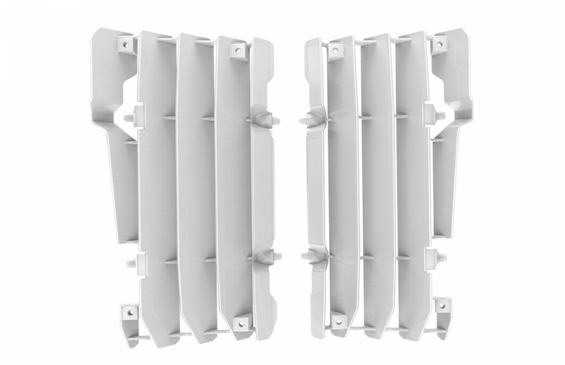 Protection radiateur Polisport blanc Beta RR ouïes plastiques enduro