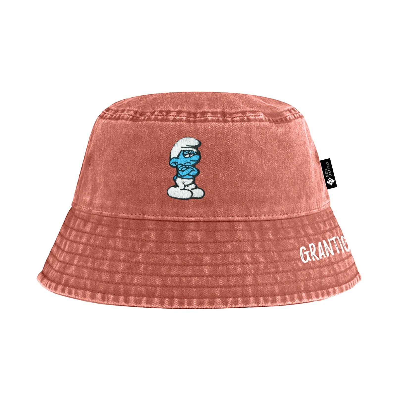 Bavarian Caps Bucket Hat "Grantler Club: Muffi" Rust Red One Size Fishing Hat Embroidery
Opens in a