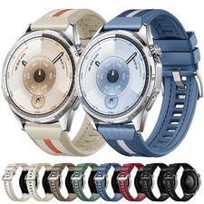 22mm Silicone Nylon Band Strap for Huawei Watch GT6 GT5 GT4 3 2 46mm Ultimate 2