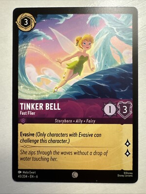 Tinker Bell - Fast Flier 43/204 Disney Lorcana Azurite Sea Regular
