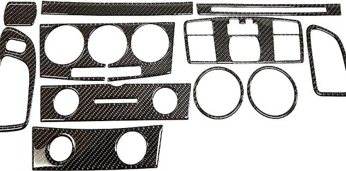 Carbon Fiber Dash Trim Kit for Mazda 3 2004-2009 with Manual gearbox Interior - Picture 3 of 4