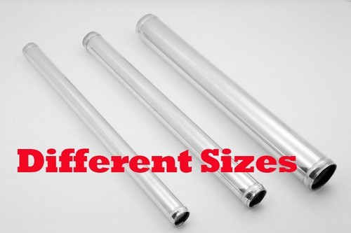 Alloy Car Intercooler Pipe Tube Universal Chrome Polish straight 1.34" 34mm 1' - Picture 3 of 7