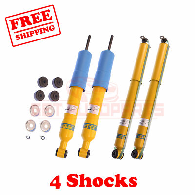 Kit 4 Bilstein B6 4600 Front & Rear shocks for Ford Excursion RWD 00-`05