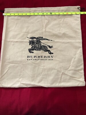 Authentic Super Soft Burberry Dust Bag