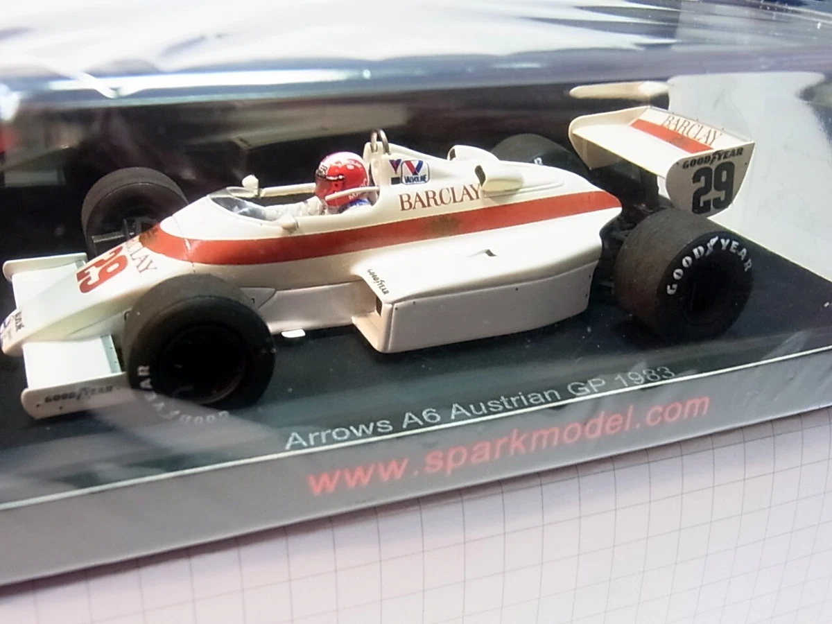 Spark S5781, Arrows A6 Marc Surer GP de France 1983 (Neu und