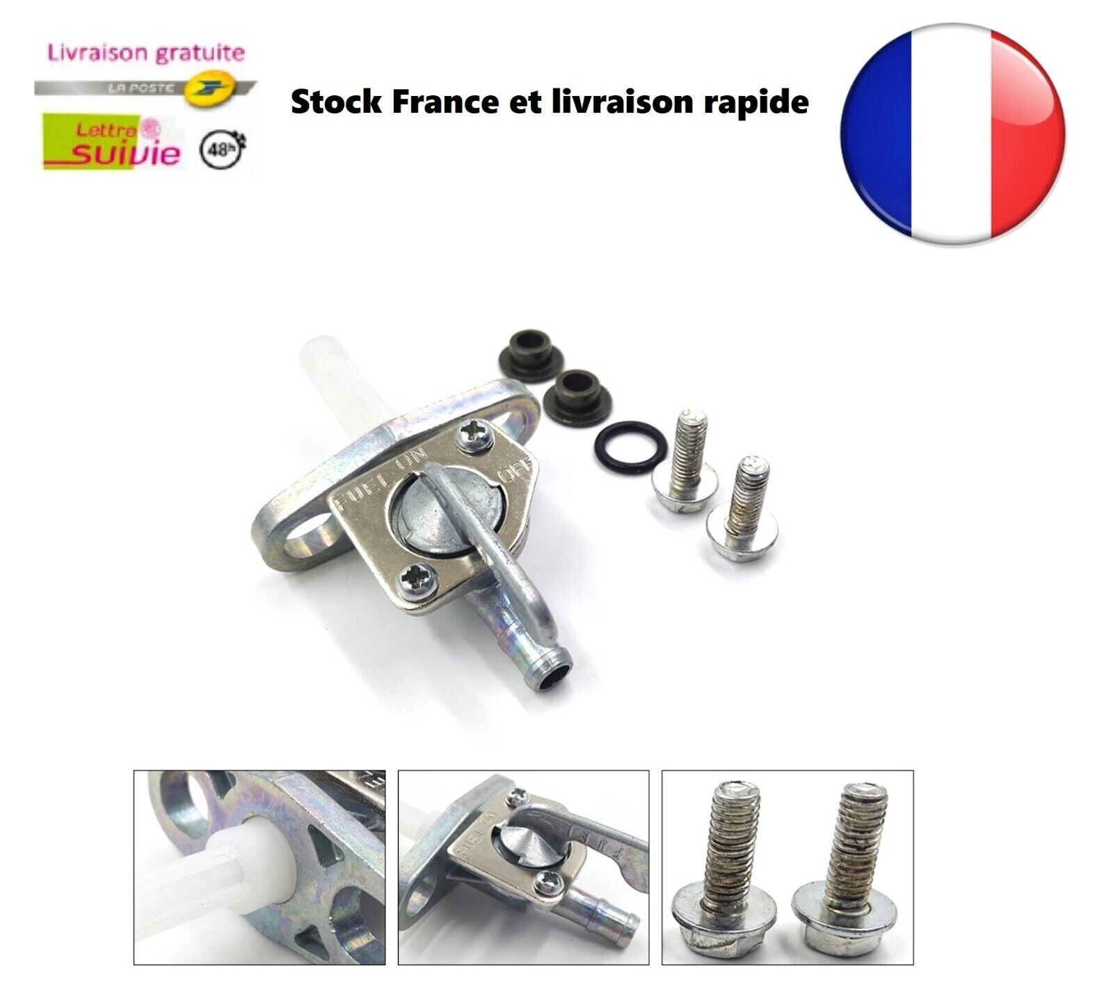 Robinet de carburant moto 16950-ml3-911 neuf pour Honda CR 250 et 500