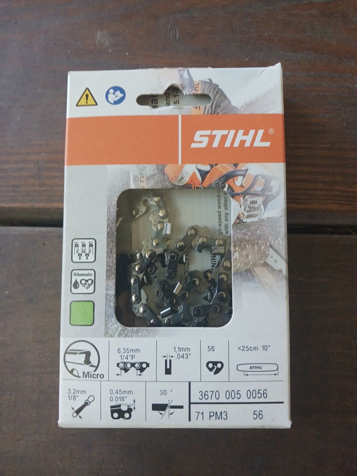 NEW STIHL 10" CHAIN FITS POLESAWS 71PM3 56 043 36700050056 OEM FREE