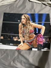 Britt Baker signed autographed AEW Elite 11x14 Photo Star 1 Rare