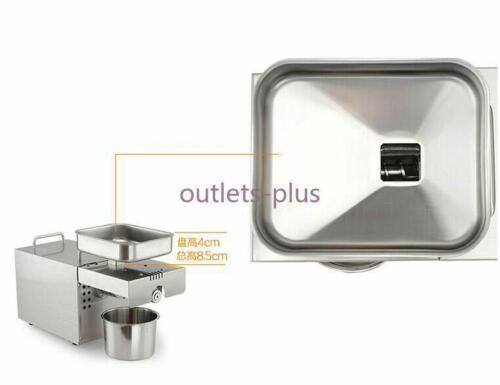 Automatic Hot and Cold Oil Press Machine Stainless Steel Oil Expeller 220V 2000W - Picture 3 of 8
