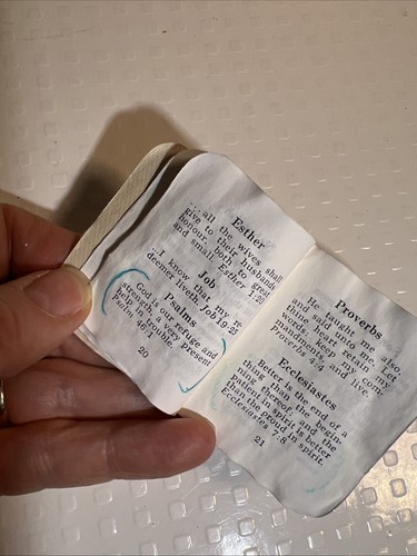 Vintage Mini Ihr Bibelbegleiter Inspirierende Auswahl Altes & Neues Testament LESEN - Bild 6 von 10