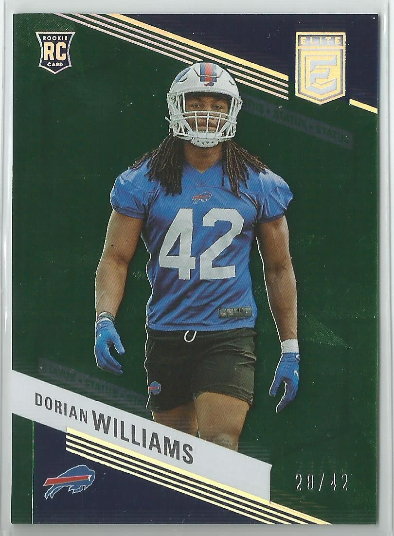 Dorian Williams Panini Donruss Elite #137 Green Disco