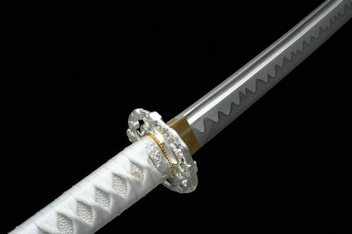 1095 HIGH CARBON STEEL JAPANESE SAMURAI SWORD KATANA BATTLE READY SHARP BLADE - Picture 9 of 9