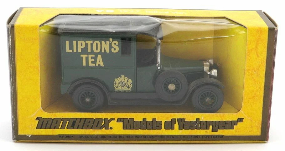 Matchbox Models of Yesteryear Y-5 Talbot Van 1927 Lipton's Tee 1:47 boxed OVP - Bild 2 von 3