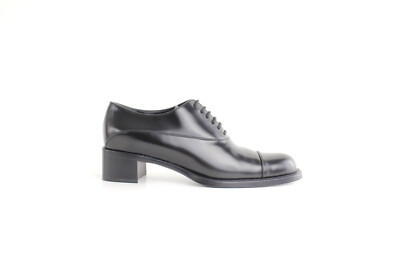 Prada Spazzolato Leather Derby Oxford Dress Shoes Mens PRADA Spazzolato Leather dress Shoes | eBay main image 3