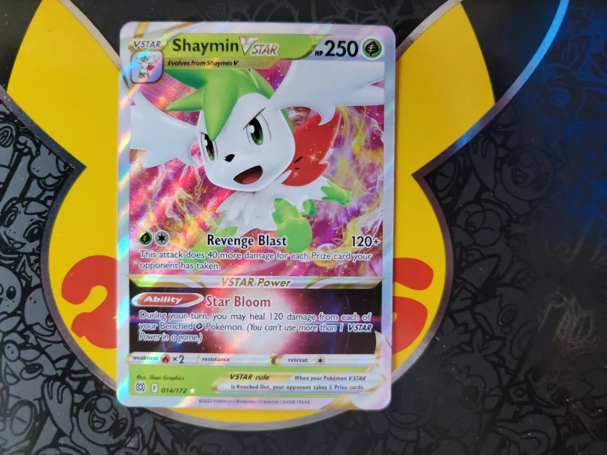 Shaymin V STAR 014/172 Ultra Rare Pokemon Card Brilliant Stars Naer Mi