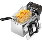 Electric Deep Fryer with 3L / 13 Cup Oil Capacity Stainless Steel Oil Fryer