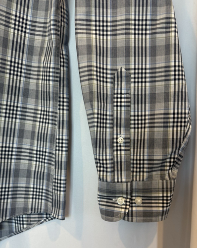 Camisa Jos A Bank Para Hombres Ajuste A Medida a Cuadros Abotonada Talla L Colección de Viajeros - Imagen 2 de 11