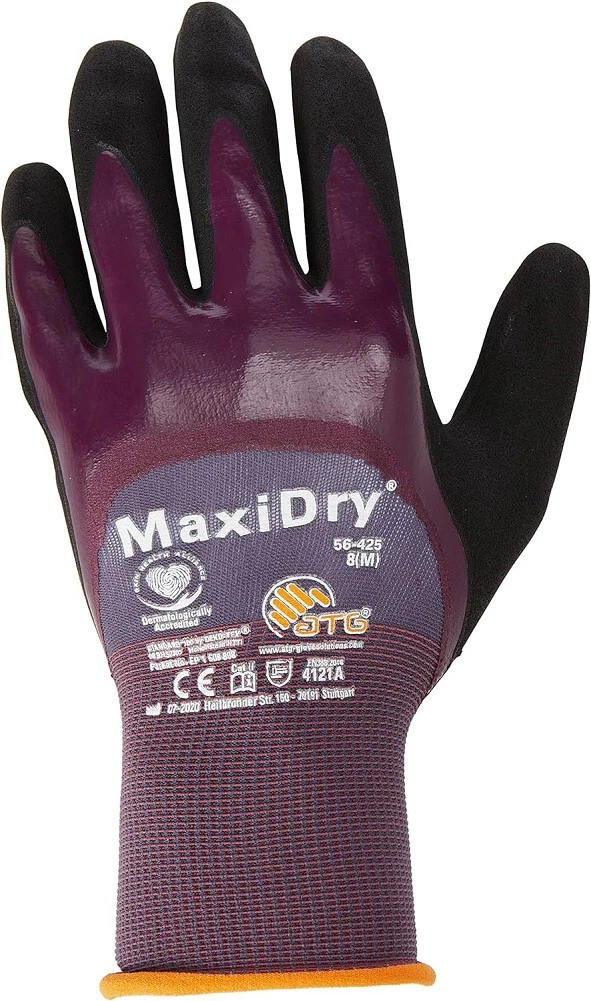 3 Pairs ATG MaxiDry 3/4 Coat Nitrile Foam Palm Waterproof Dexterity Work Gloves
Opens in a new windo