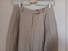 NWT Henri Bendel Women Worsted Wool Slacks Pants Sz 10 New/Old VTG Made in USA