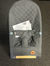 ANGELBLISS Baby Bouncer, Portable Seat for Infants Natural Vibrations Dark Grey