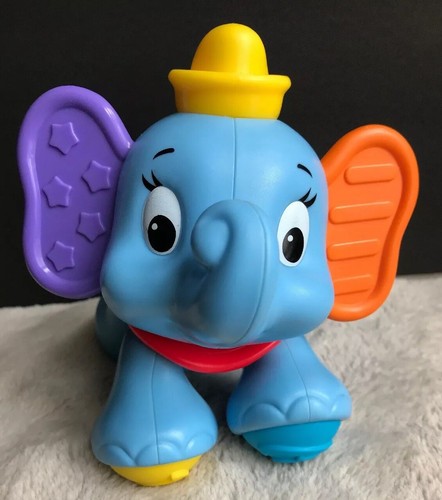 Dumbo Disney Baby 2012 Fisher Price Elephant Movable Clicker Toy
