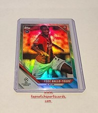 2021/22 Topps UEFA Champions League Soccer Aqua Foil Fode Ballo-Toure 167/299