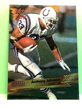 Anthony Johnson 1993 wildcard hobby preferred SP chrome card