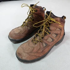 Carhartt Boots Mens 13 Brown 3984 Non Slip Safety Toe Work Construction Boot