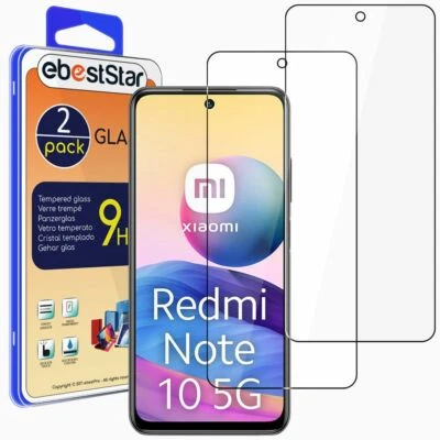 EBESTSTAR Packx2 Verre trempé Xiaomi Redmi Note 10 Pro Film Protection Ecran anti casse