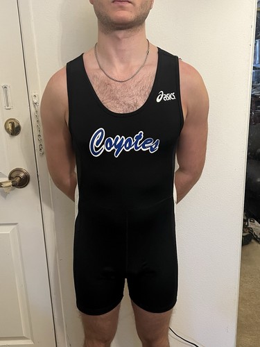 asics singlet men team high school spandex size medium Track and field Unisuit