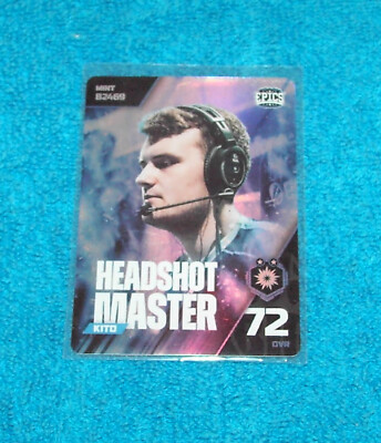 EPICS LEGEND FOIL MINT B2469-72 DVR KITO HEAD SHOT MASTER CARD-SINGLE CARD (#T2)