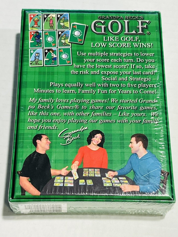 Grandpa Becks Golf Card Game NIB Strategic eBay