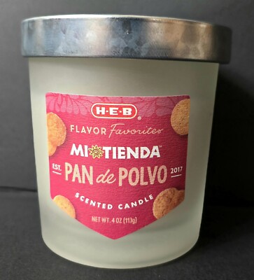 New ~ HEB Scent : Flavor Favorites ~ Pan De Polvo ~ Candle     