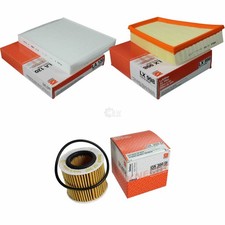 MAHLE / KNECHT Innenraumfilter LA 120 Luftfilter LX 998 Ölfilter OX 360D