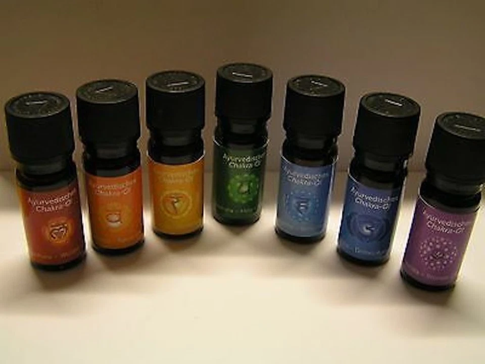 Ayurveda Chakraöl, Holy Scents, verschiedene Chakren, 10 ml