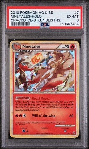 Ninetales graded PSA 6 for sale on eBay