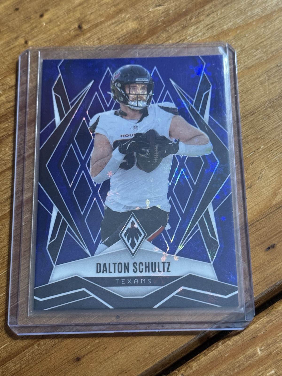 2025 Panini Phoenix Dalton Schultz #23 Blue Winter Prizm /199 Houston Texans