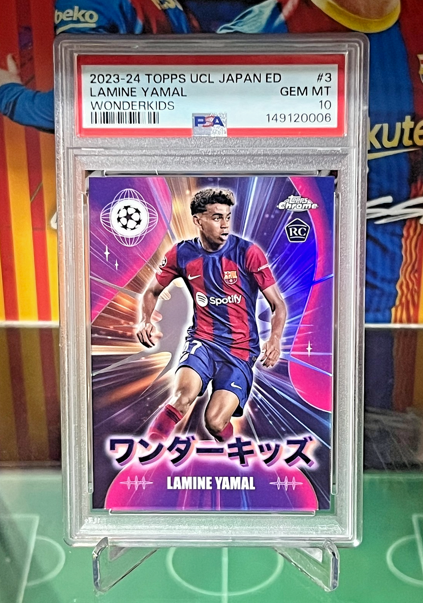2023-24 Topps Chrome UEFA Lamine Yamal #WK-3 Wonderkids RC Japan