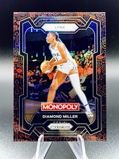 2024 Prizm Monopoly WNBA - Classic 🟥⬛️ Icons Prizm #9 Diamond Miller LYNX